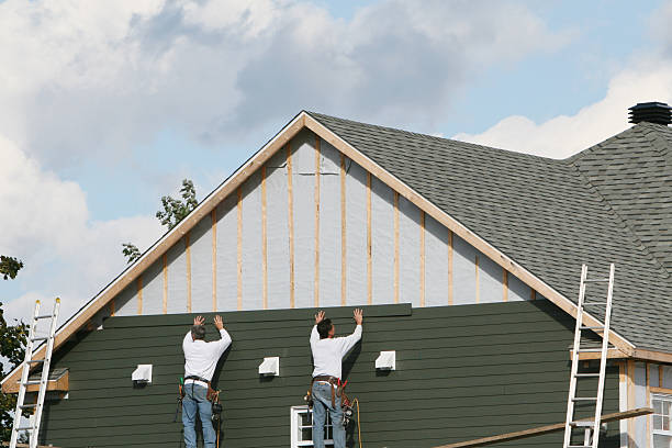 Professional Wood Siding technician working in Lebanon, CT
